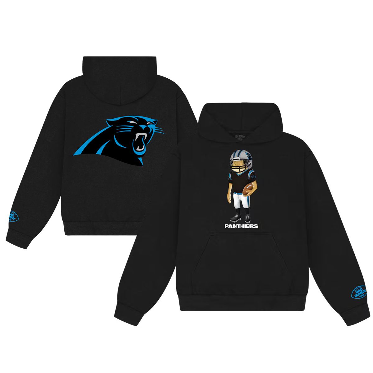 Men 2026 NFL Carolina Panthers hoodie black 0011->carolina panthers->NFL Jersey
